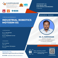 Hands on Training on INDUSTRIAL ROBOTICS - MOTOSIM EG 2024 Hands on Training Poster